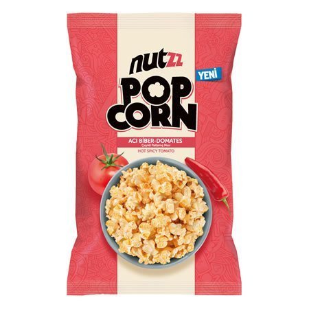 Nutzz Popcorn Acı Biber & Domates 45 gr