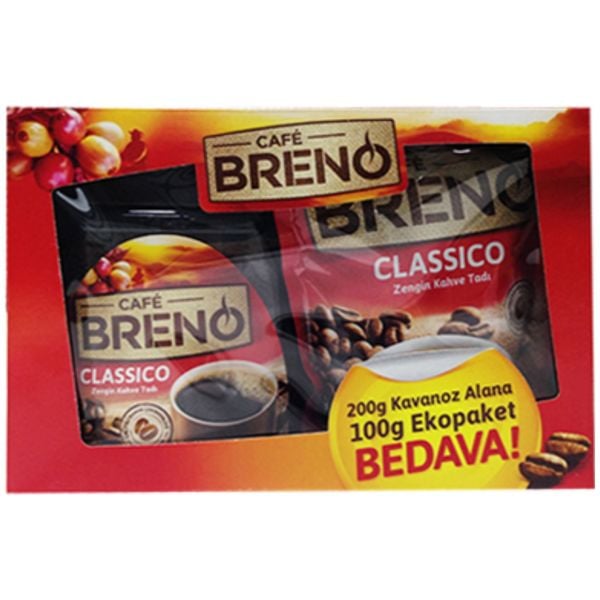 Cafe Breno Classico Cam 200 gr + Cafe Breno Classico Ekonomik Paket 100 gr